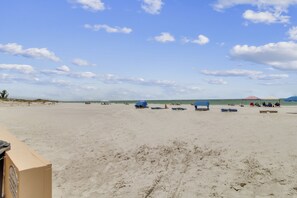 On the beach