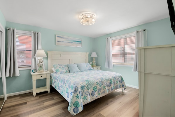 2 bedrooms, iron/ironing board, free WiFi, bed sheets