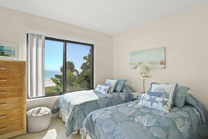 2 bedrooms, iron/ironing board, free WiFi, bed sheets - 🌅 Caprice Resort Unit #107 – Corner-Unit Gulf Front Escape in St. Pete Beach (St Pete Beach)