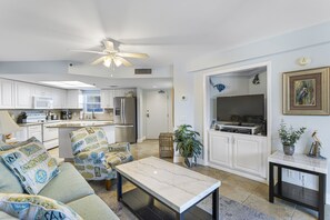 Televisión y reproductor de DVD 