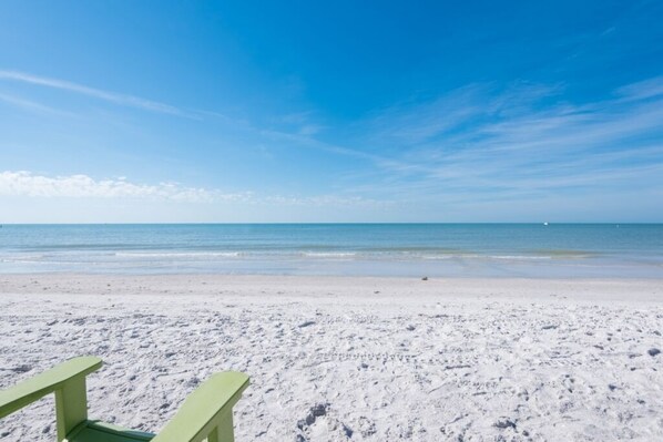 Vlak bij het strand