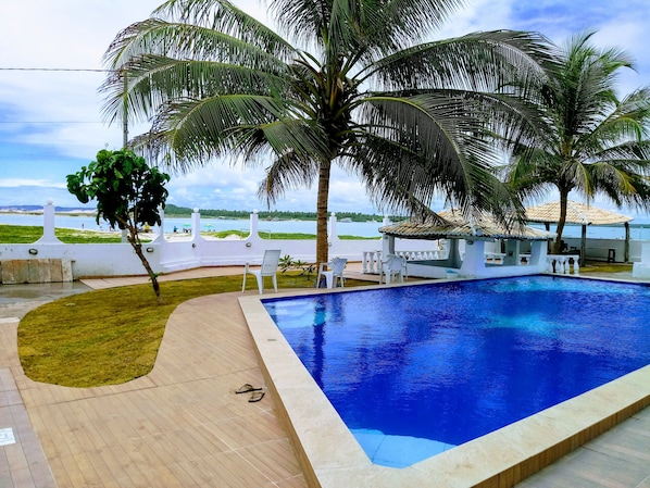Indoor pool, outdoor pool