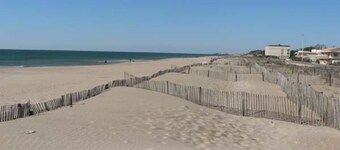 Location Appartement marseillan plage 4-5 pers,bord de mer.