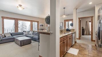 智能電視、壁爐、DVD 播放機