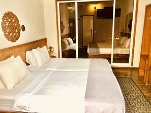 Familien-Zweibettzimmer, 4 Schlafzimmer | Ausblick vom Zimmer