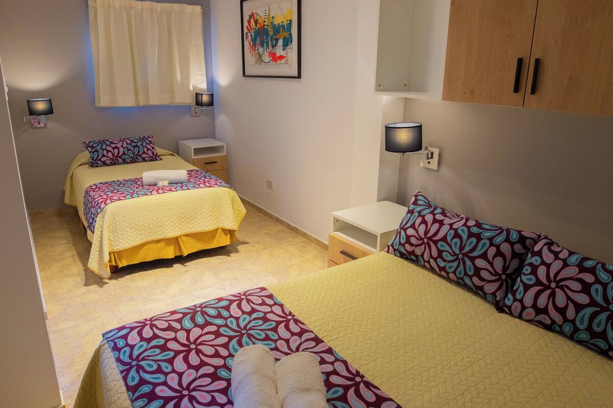 1 habitación, caja de seguridad en la habitación y insonorización
