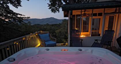 Amazing View! Sauna Gameroom Firepit Spa Room Rustic Spacious Private Retreat