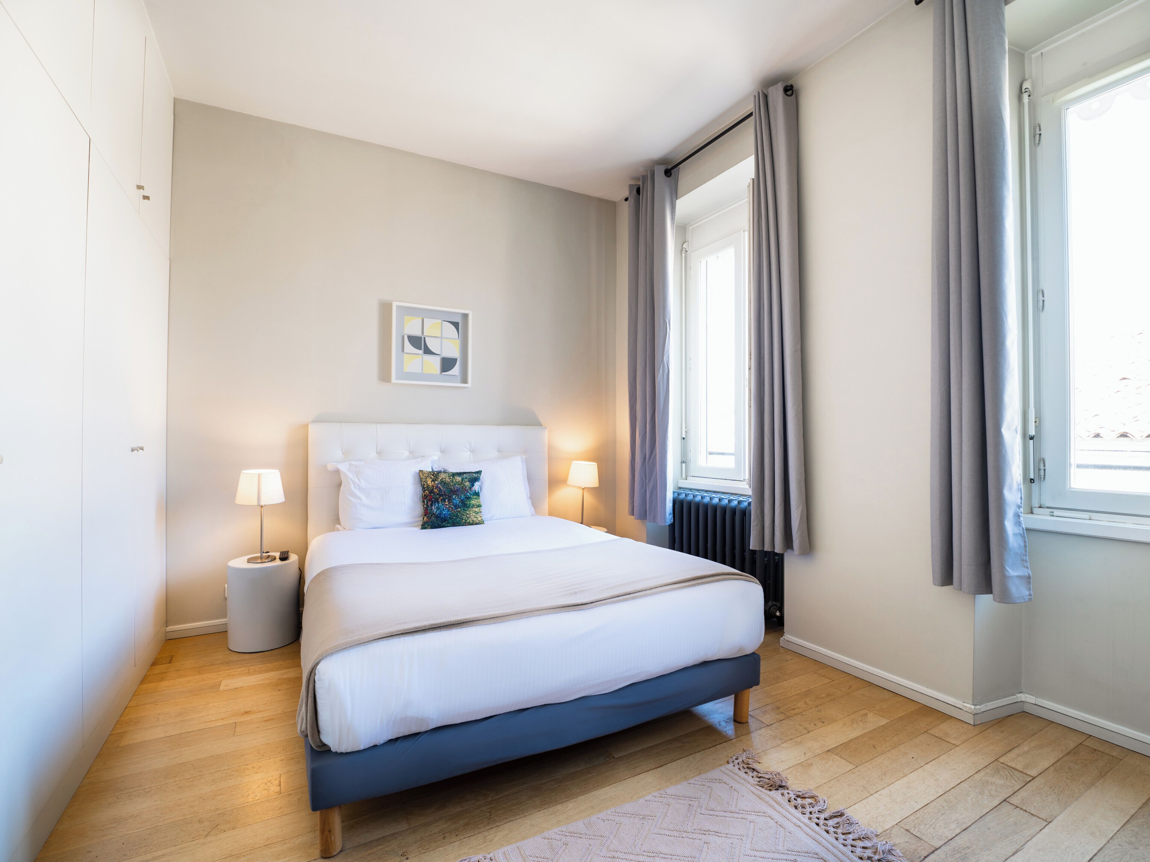 2 chambres, fer et planche à repasser, Wi-Fi, draps fournis