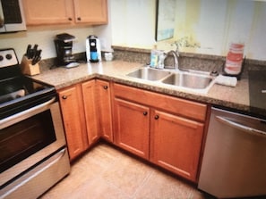 Private kitchen - The Greatest Beach Story at Cambridge Cove. (Kill Devil Hills)