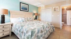 2 bedrooms, in-room safe, iron/ironing board, travel crib
