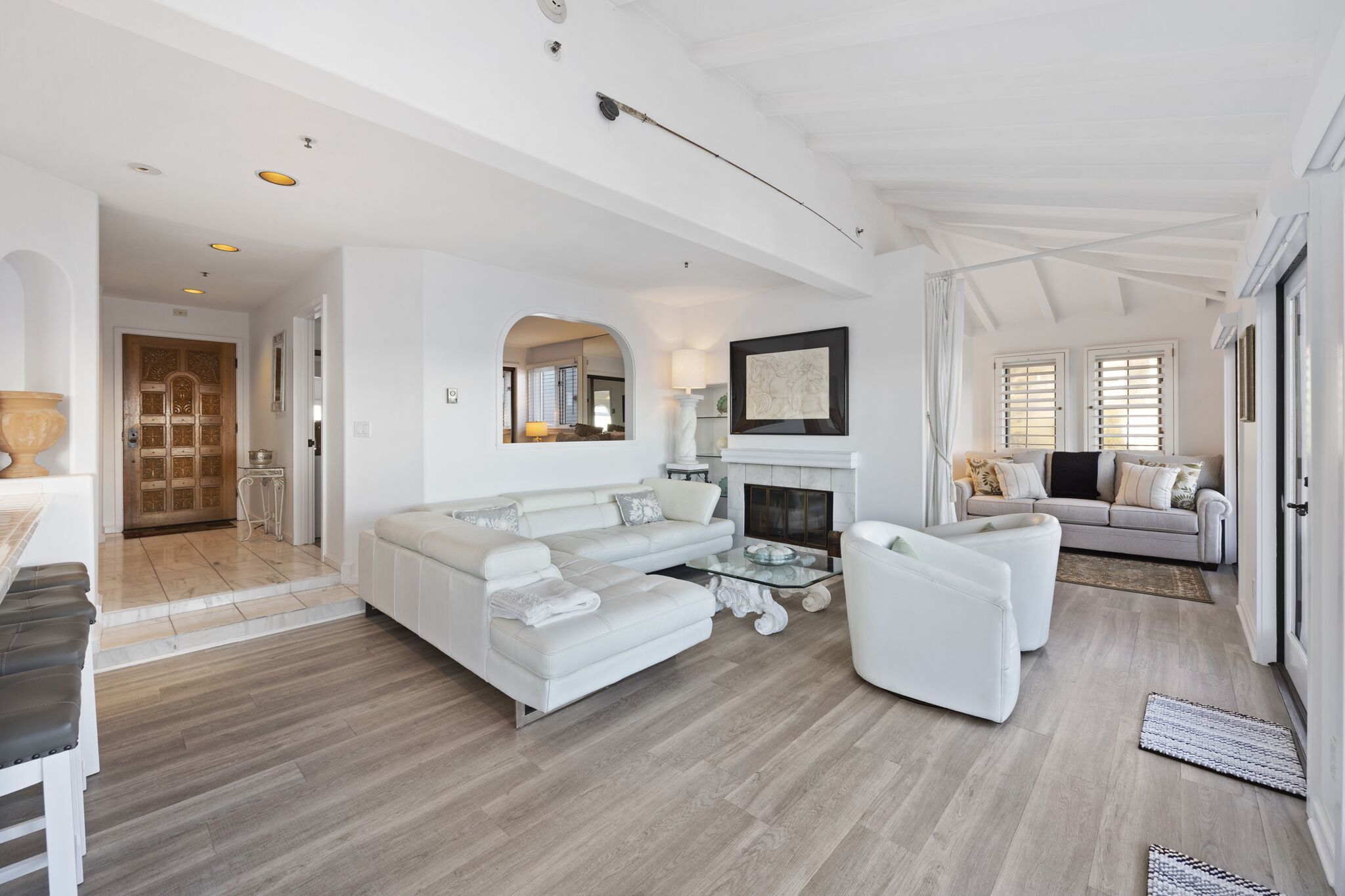 H242: Modern 1bd Villa, Fantastic Ocean View, Fireplace, Golf Cart - Avalon, CA