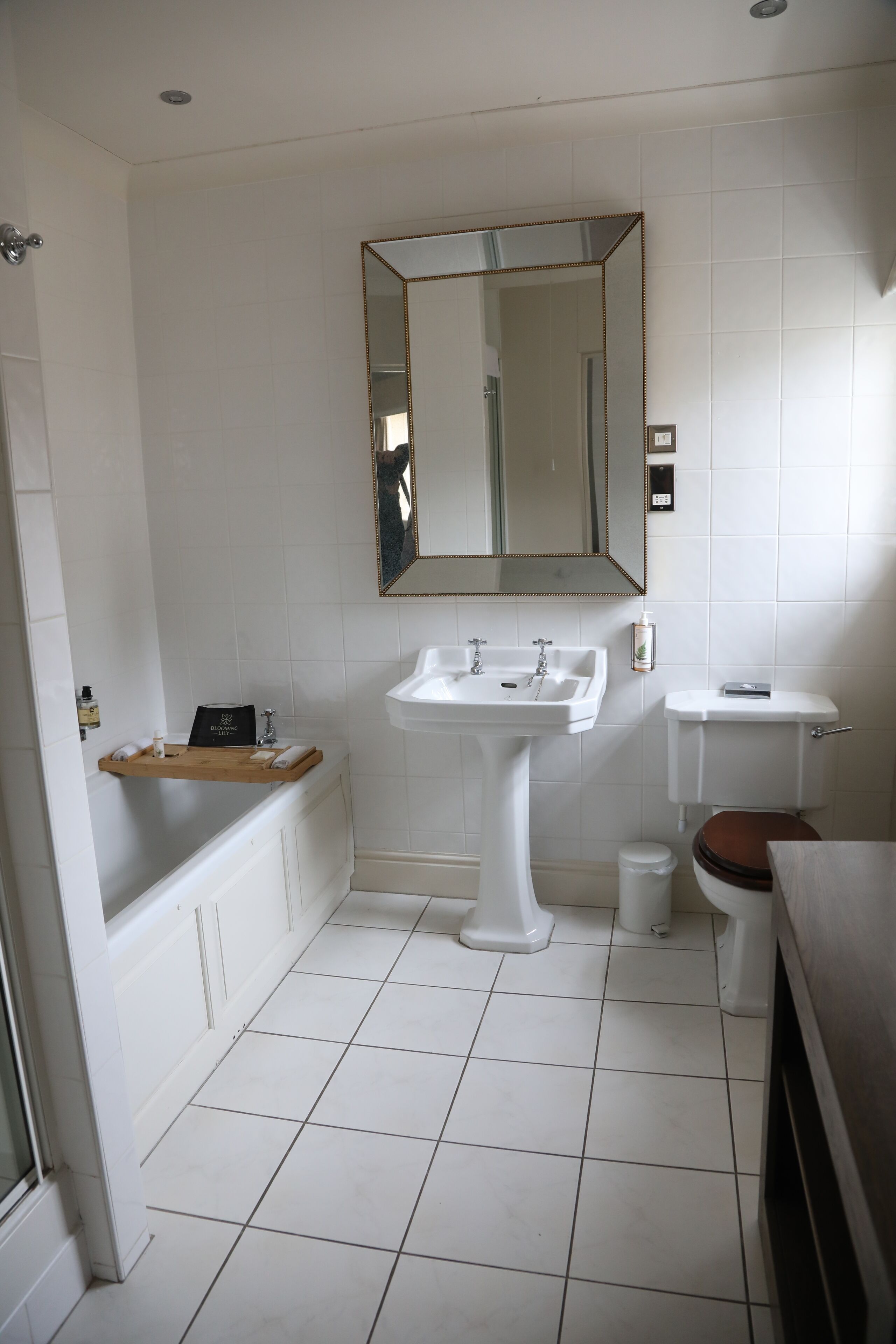large twin room | bathroom | free toiletries, hair dryer, bathrobes, slippers
