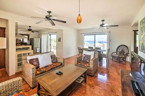TV, DVD player, offices