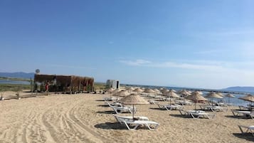 On the beach