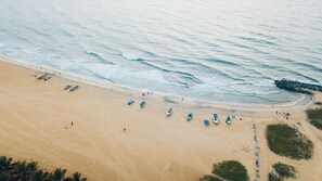 On the beach