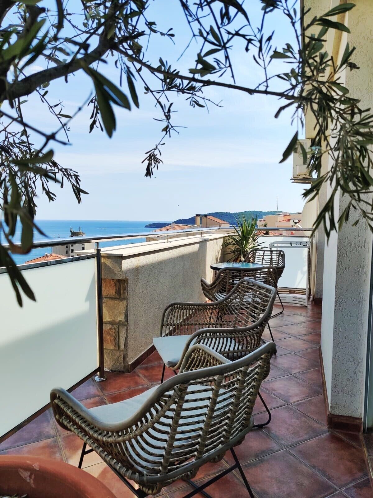 华丽客房, 海景 | 露台