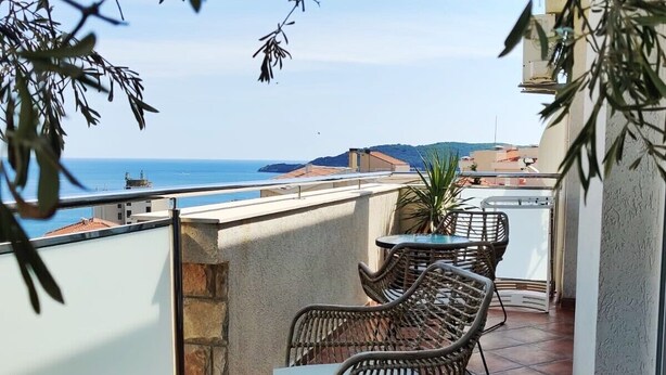 Rom – deluxe, sjøutsikt | Terrasse/patio