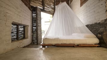 Family Bungalow, 2 Bedrooms, 2 Bathrooms, Beachfront | In-room safe, free WiFi, bed sheets