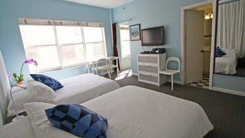 Iron/ironing board, travel cot, free WiFi, bed sheets