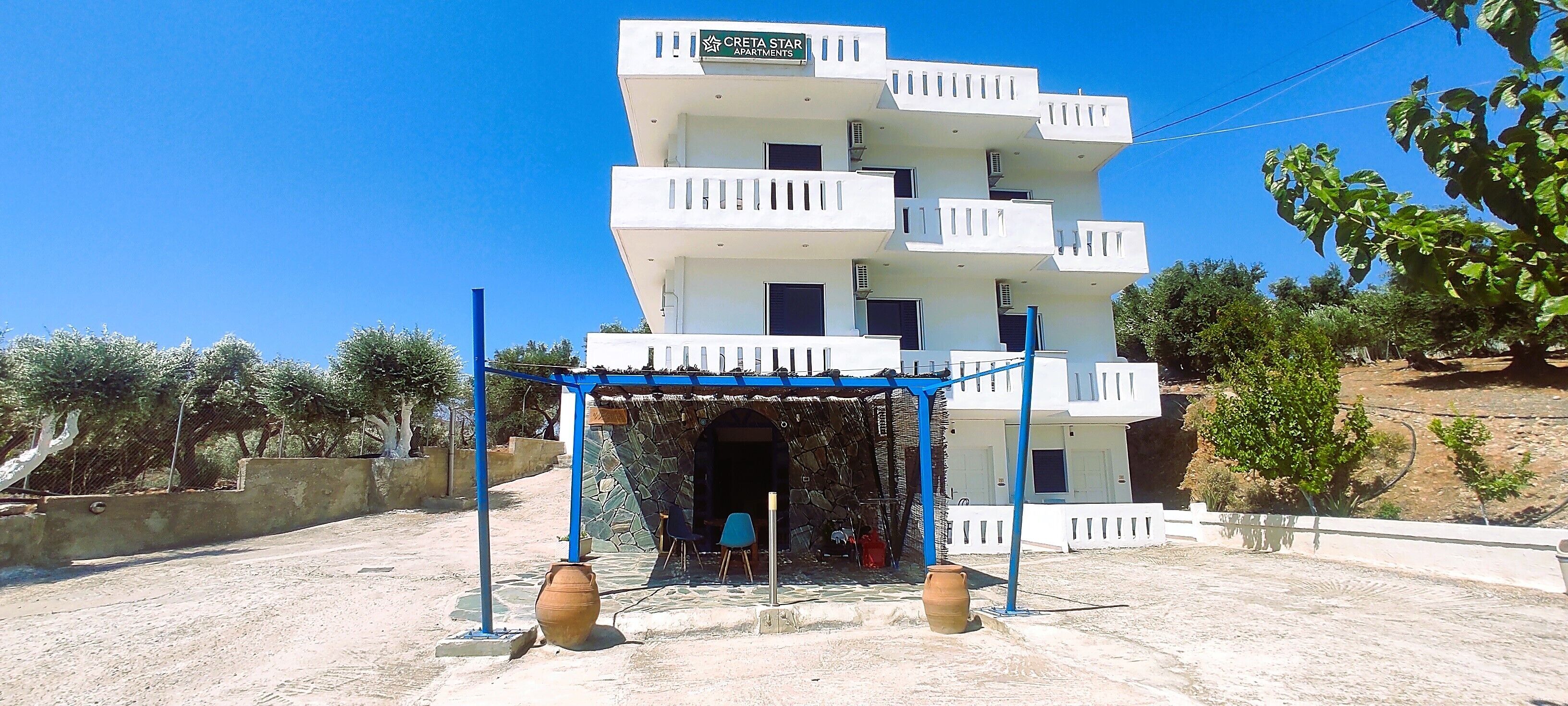 Façade de l’hébergement