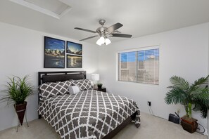 4 bedrooms, iron/ironing board, free WiFi, bed sheets