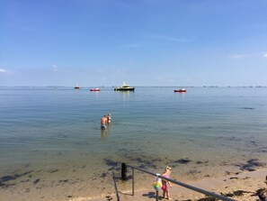 Beach nearby, sun loungers