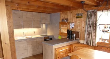 The rustic holiday home on the sunny slope