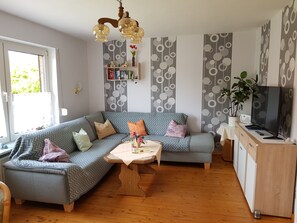 TV, DVD player, ping pong, books - approx. 100 m² for 2-6 persons, Wlan, winter garden, fenced property  (Hohenfelde)