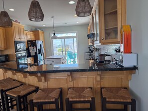 Fridge, microwave, oven, stovetop - Beach Views and Private Pool Exceptionally well Equipped for Family Fun (Ocean Isle Beach)