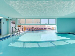 Indoor pool, a heated pool