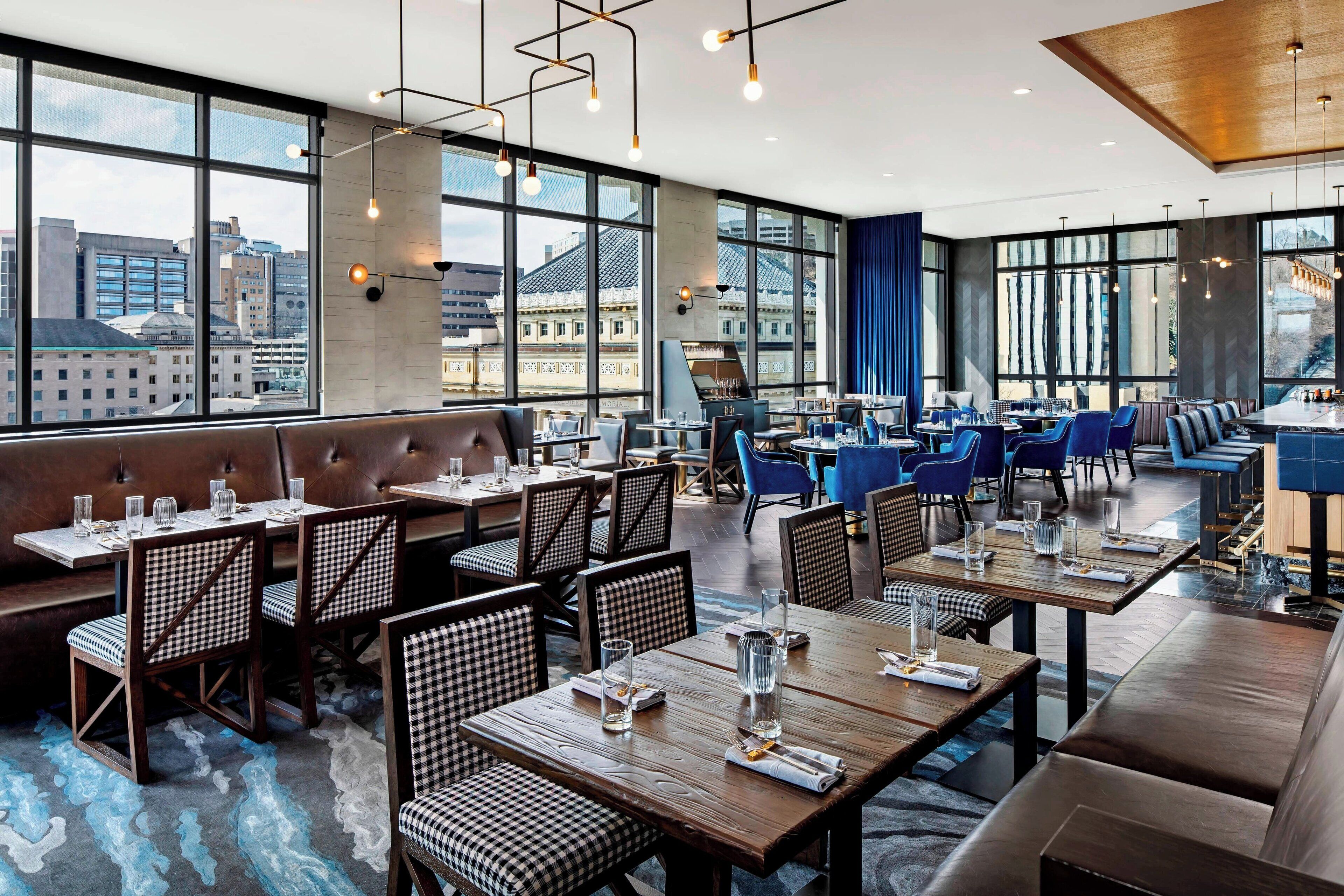 breakfast, lunch and dinner served