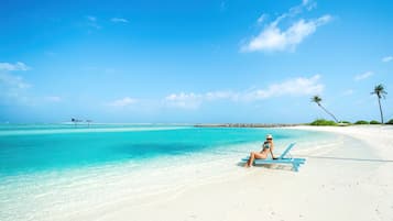Beach nearby, white sand