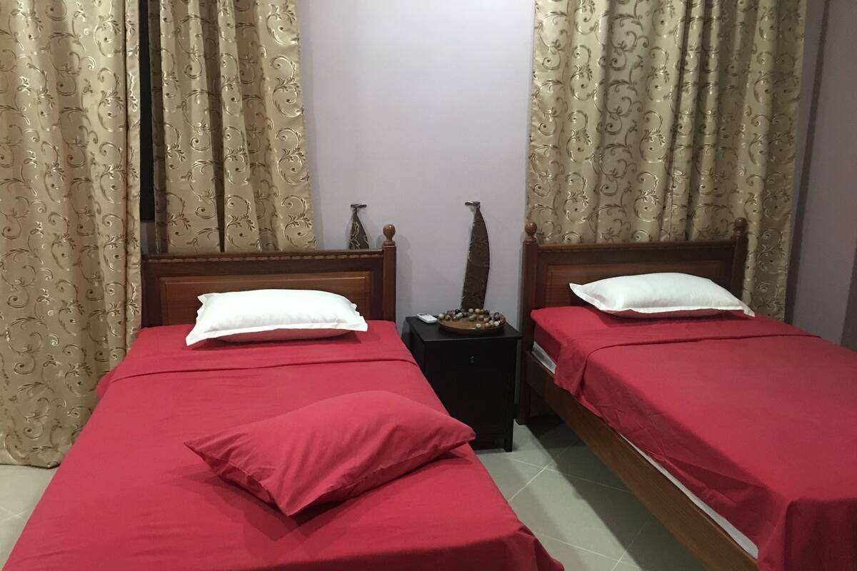 Panoramic Studio, 2 Twin Beds, Non Smoking | Desk, blackout drapes, iron/ironing board, cribs (free)