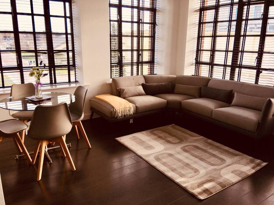 Apartamento Business, 2 camas dobles, no fumadores | 2 dormitorios, colchones Select Comfort, mobiliario individual