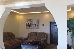 Sala de estar en el lobby