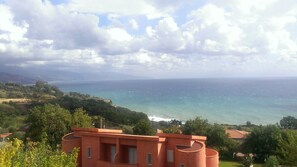 Vue sur la plage ou l’océan