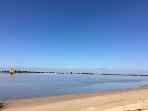 Enjoy a serene beach experience with access to the ocean.