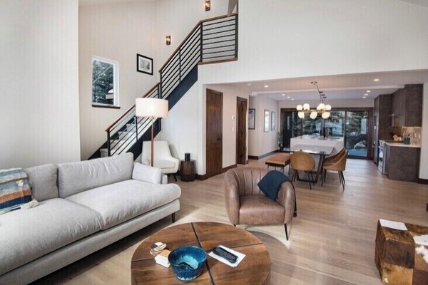 Una televisión, una chimenea, videojuegos, libros