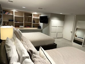 5 habitaciones, escritorio, tabla de planchar con plancha y wifi gratis 
