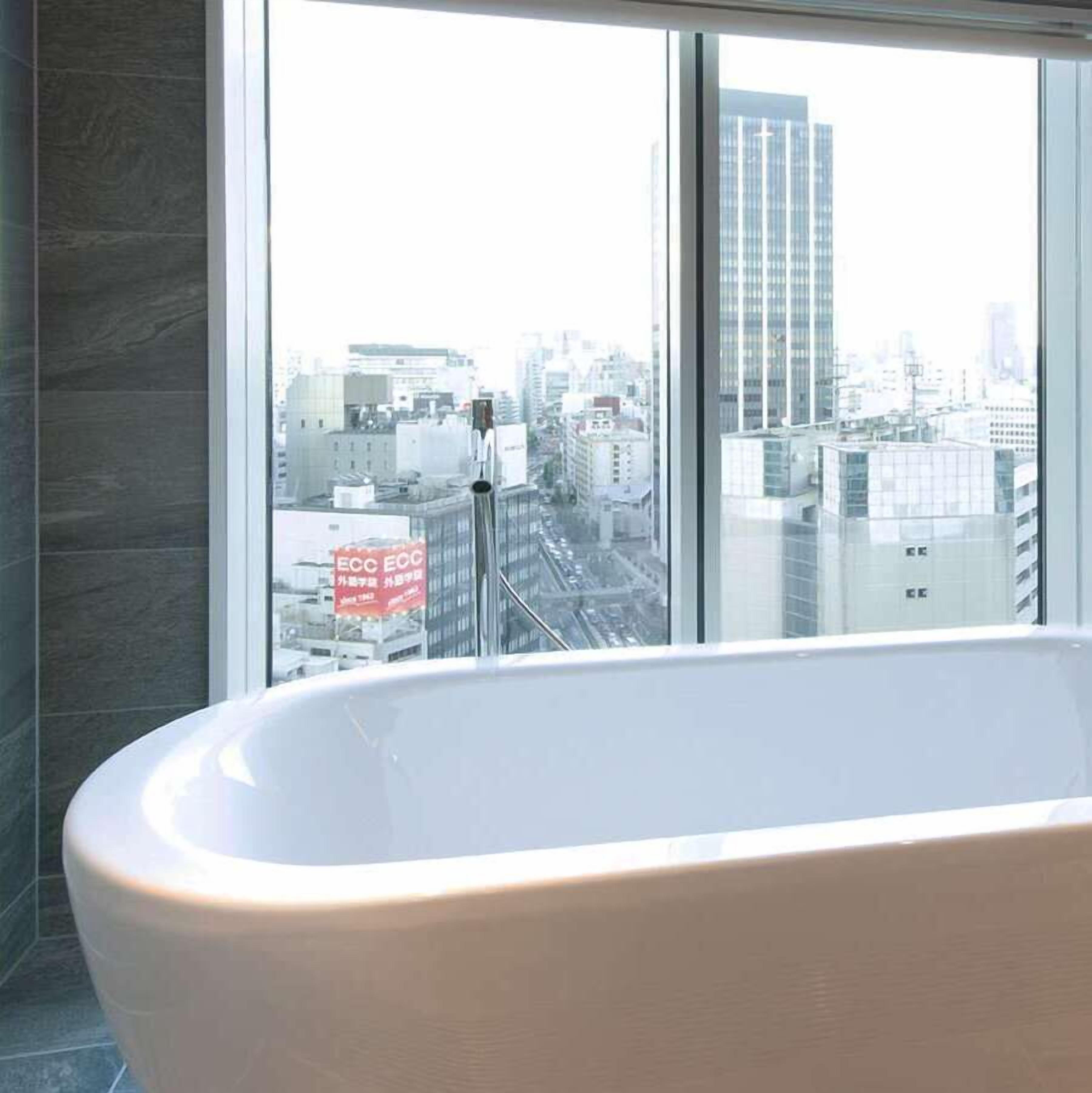 shower, free toiletries, hair dryer, slippers