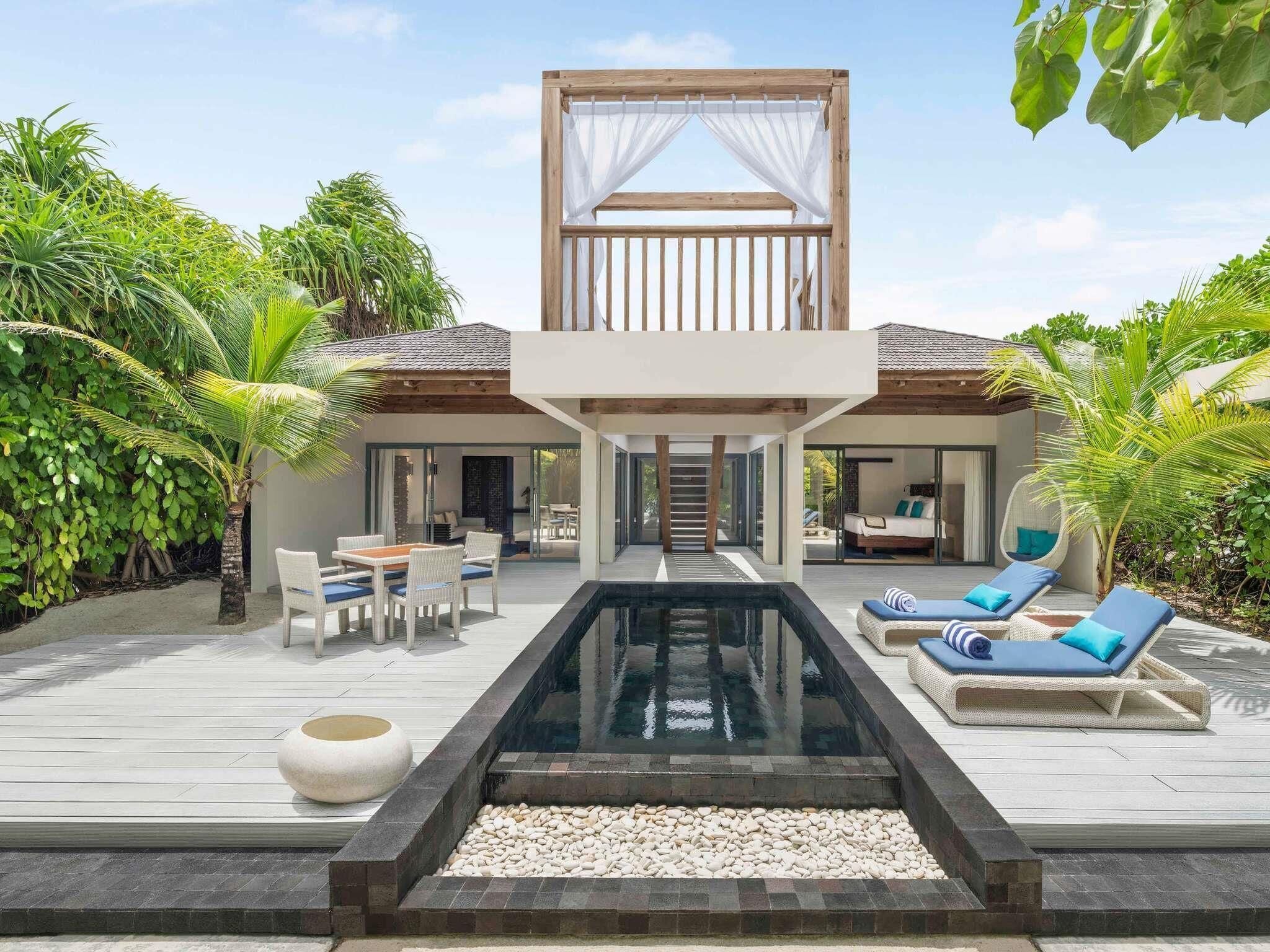 Beach Pool Villa Deluxe | Memory-foam beds, minibar, in-room safe, individually decorated