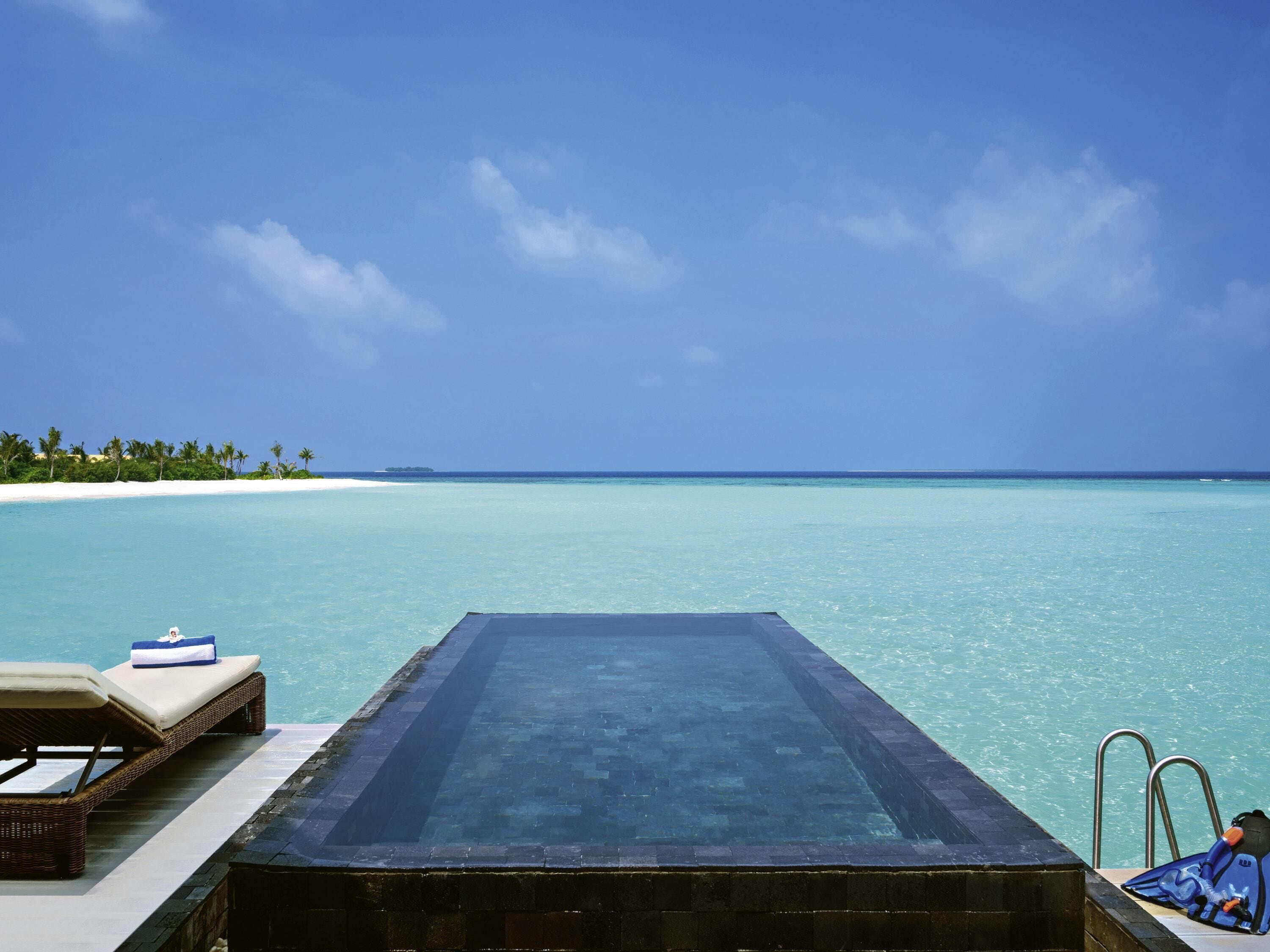 overwater pool villa - sunrise | 1 bedroom, memory-foam beds, minibar, in-room safe
