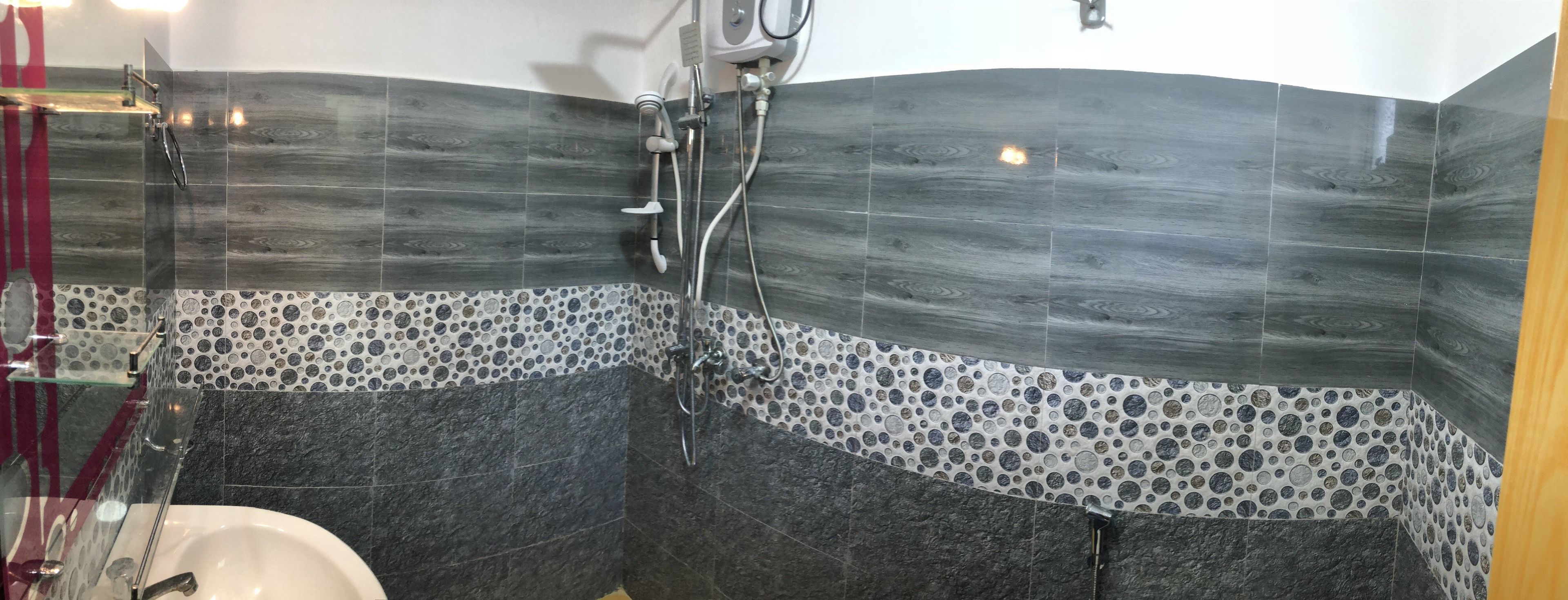 Douche, articles de toilette (gratuits)