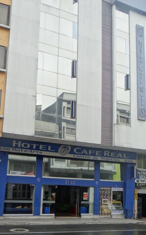 Façade de l’hébergement