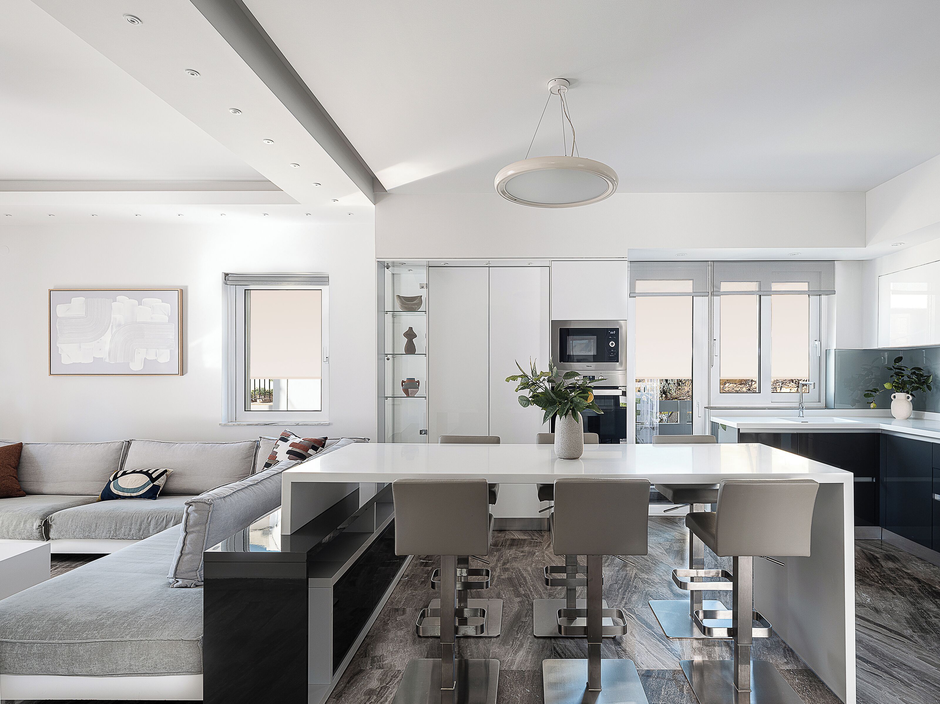 Appartement Exécutif | Coin séjour | TV connectée de 43 pouces avec chaînes par câble, télévision