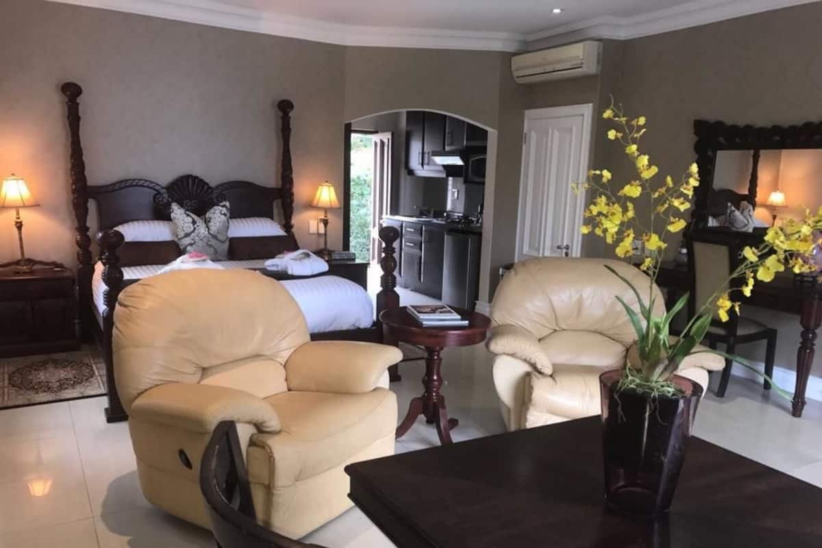 1 habitación y ropa de cama de alta calidad