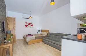 Poolside, Patio, Washing Machine, Kitchenette | Tiba Resort P4 | Living area | 41-inch flat-screen TV with satellite channels, TV - Tiba Resort Nearby El Gouna (Hurghada)