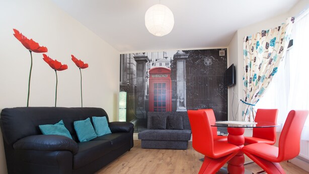 Appartement Confort, salle de bain attenante (62d) | Aire de séjour