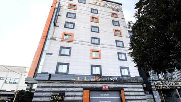 Fassade der Unterkunft