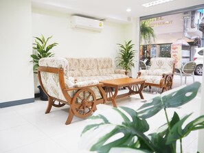 Sala de estar en el lobby